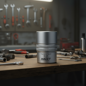 Hazet 1/2'' 6-Point Square <b>Socket</b> with Traction Profile and Knurling - Product Image 3