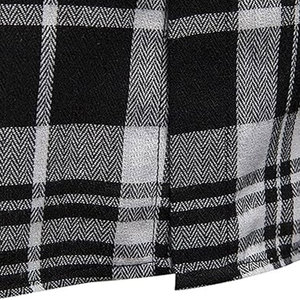 Custom Style Casual Long Sleeve Men Flannel Shirts Plus Size Men's Shirts For Sale - Product Image 5
