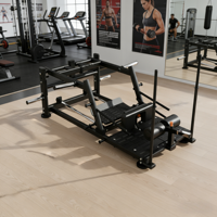 Plateforme multifonctionnelle pour exercices de fessiers et du bas du corps : Lunges inversées, Lunges latérales, Sissy Squats