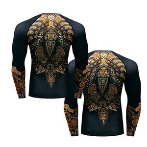 Rashguard/ Rashguard Mma Rash Guard Manches Longues Sublimation Numérique Imprimé Sportswear Pour Unisexe - Product Image 4
