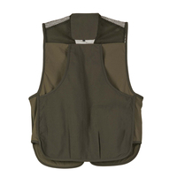 Gilet de Tir à Bretelles Ajustables en Cuir Suédé Rembourré avec Maille pour la Chasse et les Sports de Plein Air – Parfait pour l'Appel au gibier, Logo Personnalisé, Fermeture Facile