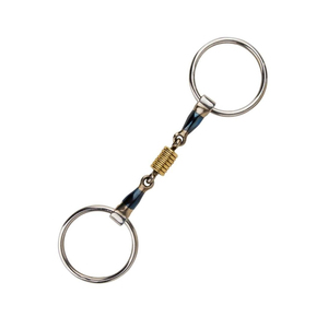 บิตม้าแบบ Double Joint Baucher Snaffle ทำจากสแตนเลสสตีล คุณภาพสูง พร้อมห่วงหลวม สำหรับขี่ม้า - Product Image 6