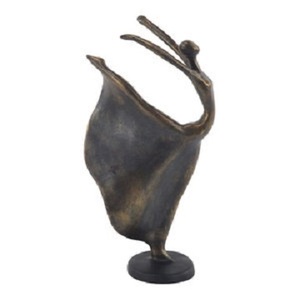 รูปปั้นนกทำด้วยมือรูปปั้นฐานอลูมิเนียมทองเหลืองรูปปั้นโรงแรมประติมากรรมบาร์ - Product Image 3