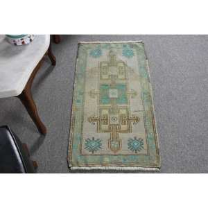 พรมขนสัตว์3.1ft สีเขียวเบจสีเขียวคลาสสิกดีไซน์ตุรกีแบบออสเตรเลียพรมในห้องนั่งเล่นงานเย็บปะทำจากน้ำยางสำหรับใช้ในห้องโถงห้องนอน - Product Image 3