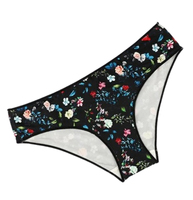 Braguitas de Mujer Modernas de Cintura Baja con Estampado Floral, Spandex/Algodón, Secado Rápido, Antibacterianas, Transpirables, Sexys, Suaves y Cómodas, Tejidas