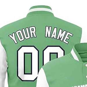 Chaqueta Universitaria de Béisbol para Hombre, Estilo Bomber, con Logotipo Bordado en Chenilla 3D de Alta Calidad, Personalizada, Estilo Urbano, para Invierno - Product Image 5