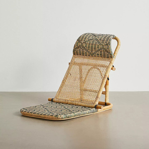 เก้าอี้หวายสำหรับชายหาด,เก้าอี้หวายสานแบบพับได้สไตล์ใหม่ทนทานทำด้วยมือเวียดนามสำหรับกลางแจ้ง - Product Image 4