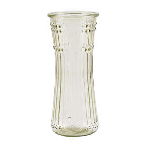 Krystallo Elegant and Luxurious 8.5'' <b>Clear</b> Glass <b>Vase</b> Crystal <b>Vase</b> - Product Image 1