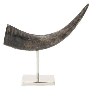 Vente chaude À La Main Résine Corne Sculpture Élégant Base En Bois Moderne Bureau À Domicile Décor Objets Résine Corne Sculpture Artisanat - Product Image 3