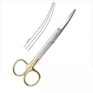 4.5นิ้วผ่าตัดกรรไกรทางการแพทย์ที่ทำด้วยคาร์บอนสูงสแตนเลสที่ดีที่สุด Mayo กรรไกร - Product Image 1