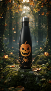 Halloween Pumpkin Stainless Steel Water Bottle Custom Printed Insulated Drink Bottle for Gifts and Events - Product Image 2