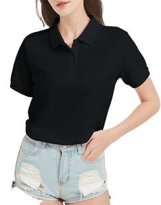 <b>Women</b> Office <b>Polo</b> T <b>Shirt</b> Custom Logo Corporate Uniform Premium Cotton Short Sleeve Workwear OEM/ODM Wholesale - Product Image 1