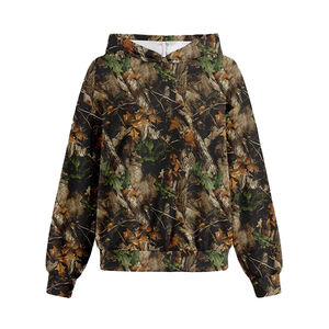 Sweat à capuche de chasse thermique camouflage sur mesure, prix de gros, sweats à capuche à impression par sublimation pour hommes - Product Image 1