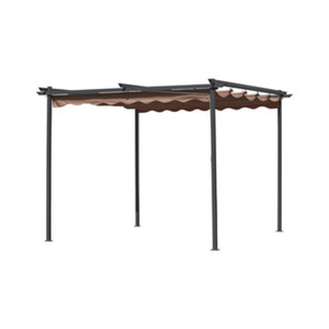 Pergola in Acciaio con Telo Retrattile 300x300x220h cm - Product Image 1