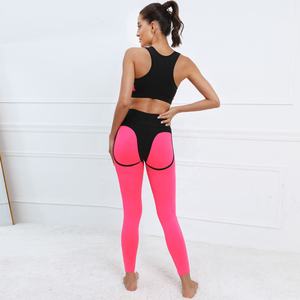 Ropa de gimnasio sin costuras para mujer, ropa Sexy Lisa para Fitness, Yoga, conjunto de 2 piezas, Sui Legging y sujetador, venta al por mayor, precio de fábrica - Product Image 6