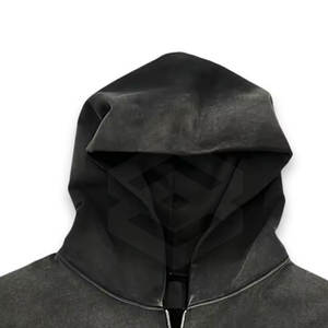 Novedad, Sudadera con Capucha Extra Grande para Hombre, Informal, de Invierno, 100% Algodón, Sólida, de Alta Calidad - Product Image 2