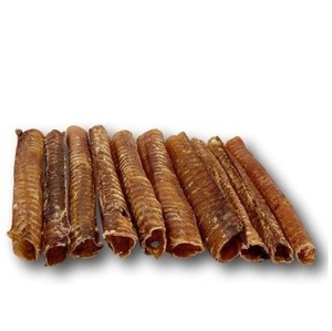 Trachée à mâcher biologique de buffle et de boeuf séchée-Délicieuse gâterie de style animal pour les chiens heureux - Product Image 5