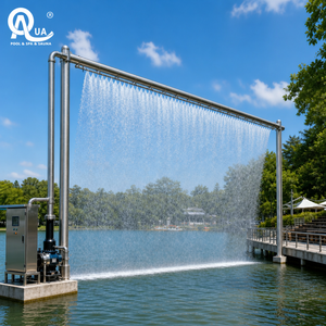 Fuente de Agua en Cascada de Acero Inoxidable de Tamaño Personalizado, Fuente Decorativa de Flujo Directo para Hoteles, Resorts, Parques Públicos, etc. - Product Image 3