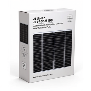 Panneau solaire monocristallin bifacial JS Solar JS405M108 460W certifié TUV pour emballage sur palette - Product Image 2