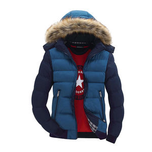 Customized High Street Canvas <b>Stand</b> Collar Parka Men Winter Jacket Windproof Breathable Quick Dry Regular Length Outerwear - Product Image 3