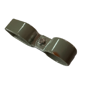 Abrazadera de tubo giratoria doble con revestimiento de PVC de alta densidad - Product Image 1