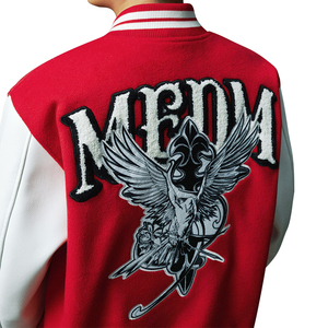 Chaqueta cortavientos de nailon 100% personalizada para hombre, chaqueta Colorblock con adornos elásticos y cremallera frontal para servicio OEM de primavera - Product Image 5