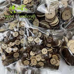 Botón de coco personalizado para ropa, fabricante hecho a mano, artesanía de sheeri - Product Image 6