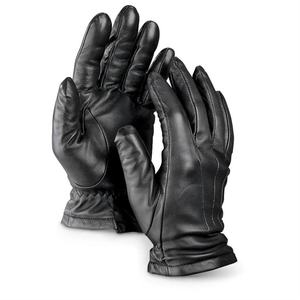 Gants d'hiver en cuir PU pour hommes, chauds thermiques pour femmes, gants de conduite à écran tactile avec doublure - Product Image 1