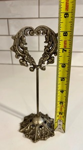 Vintage Style Card Holder Industrial <b>Metal</b> Display Stand for Menus Table Number Party Events Restaurants Office and Home Decor - Product Image 3