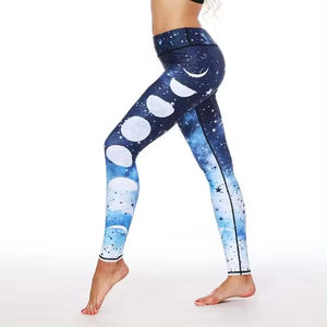 Venta al por mayor de moda personalizada Leggings de Yoga de las mujeres estirables de alta calidad Leggings de Yoga de gimnasio de las mujeres en el precio de fábrica - Product Image 3