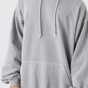 Nouveau gros sweats à capuche de haute qualité sweat à capuche unisexe sweat à capuche épais couleur unie surdimensionné lourd homme survêtements - Product Image 2