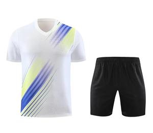 Camisetas y pantalones cortos de LICRA/poliéster transpirables personalizadas para entrenamiento de adultos unisex, conjuntos de uniformes deportivos de secado rápido - Product Image 5