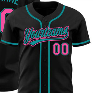 Camisetas de Béisbol al por Mayor de Primera Calidad, Diseño Moderno Unisex, Sublimadas, Transpirables, Blancas con Rayas Azul Cielo, Servicio OEM - Product Image 5