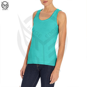 Venta caliente Mujeres Entrenamiento Sudor Desgaste Causal Tank Top Custom Yoga Gym Vest Ladies Fitness Stringer Singlet - Product Image 4