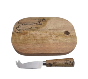 Planche à découper et blocs de viande et de fruits en bois naturel, forme rectangulaire, planche à découper de légumes/fromage personnalisée-India Art Place - Product Image 2