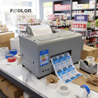 Imprimante d'étiquettes A4, machine d'impression d'étiquettes en rouleau à rouleau imperméable pour étiquettes personnalisées, cosmétiques, soins de la peau