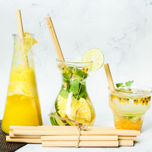 Eco2go Vietnam Eco-friendly Reusable Disposable Bamboo Drinking Straw Set With Logo with High Quality - Product Image 6