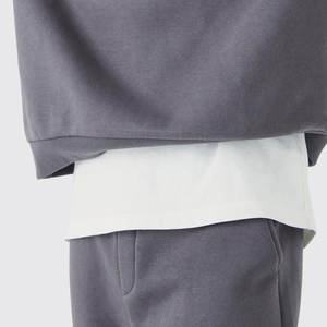 Nouveau style de survêtements de course évasés en coton vierge avec logo personnalisé pour hommes costumes de jogging ensemble sweat à capuche et jogging pour hommes - Product Image 6