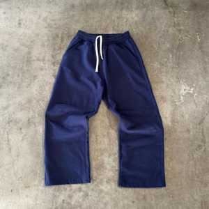 Conjunto de chándal unisex de 2 piezas, chándal liso de algodón 100% para hombre, Sudadera con capucha y pantalones de chándal - Product Image 3