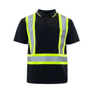Camiseta de Seguridad Reflectante de Alta Visibilidad Personalizada 2026, Unisex, de Poliéster, con Logotipo Impreso Personalizado, Cinta Reflectante - Product Image 1
