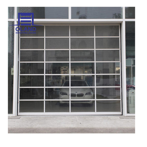 <span class=keywords><strong>Porte</strong></span> <span class=keywords><strong>de</strong></span> <span class=keywords><strong>garage</strong></span> sectionnelle automatique en aluminium et verre avec panneaux isolés, pour villas et projets résidentiels - Product Image 4