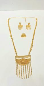 Colección Árabe Dubái, Juego de Joyería para Mujer Chapado en Oro de 24K, Diseño Único y Popular en Túnez y Libia, 2GRM Oro - Product Image 5