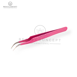 <b>Pink</b> Color 5 Pcs <b>Set</b> Beauty Good Quality Latest Product OEM Service Eyelash Tweezers by Beauty Concept International - Product Image 5