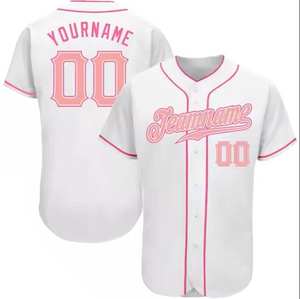 Camiseta de Béisbol Unisex Sublimada, Transpirable, 100% Poliéster, Manga Corta, Personalizable, Servicio OEM - Product Image 3