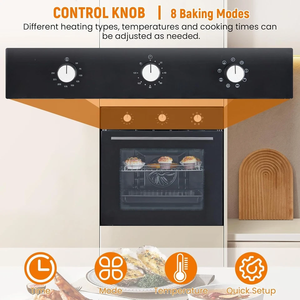 Horno Eléctrico Empotrable de 24 Pulgadas, 2.5 Cu.Ft, 3000W, 240V, con 8 Modos - Product Image 6