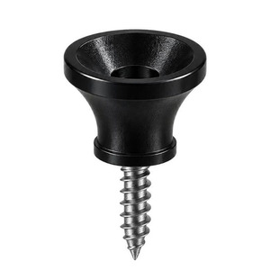 Bouton de fixation de sangle de guitare en plastique Midex PM1, connecteur de sangle d'épaule à visser pour guitare acoustique, électrique et classique - Product Image 1