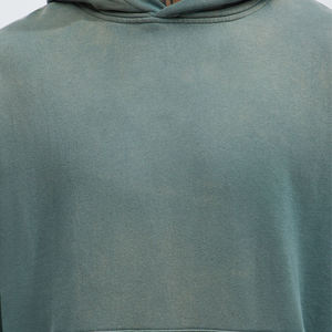 Sweat à capuche oversize pour homme de qualité supérieure, 100 % coton, hiver, couleur unie, style streetwear, à prix raisonnable - Product Image 6