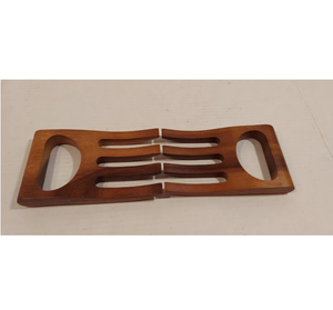 Bol à salade en bois en forme de main et pour fruits plat de service en bambou naturel vaisselle au meilleur prix artisanat naturel - Product Image 1