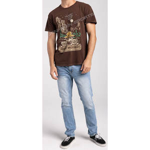 Conception de logo personnalisée OEM, vente en gros, t-shirt d'été pour homme à manches courtes, coupe classique, en jersey 100% coton, léger, imprimé - Product Image 2