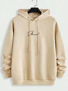 Conjunto deportivo de chándal para hombre OEM personalizado, cómodo para entrenamiento en el gimnasio, con logotipo personalizado, chándal de forro polar estilo streetwear para hombre - Product Image 4